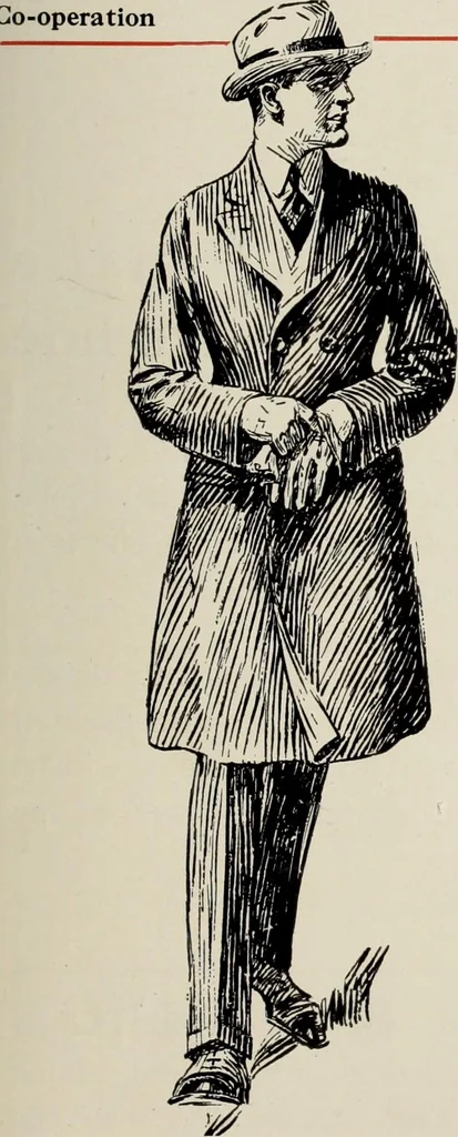 An illustration from Men's wear of Canada (January-December 1921), 1921, leaf 682