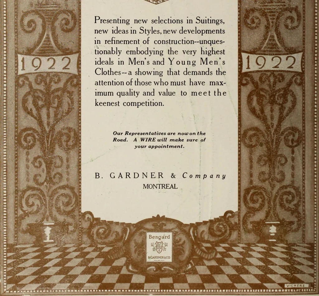 An illustration from Men's wear of Canada (January-December 1921), 1921, leaf 685