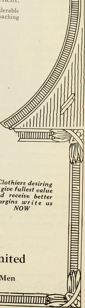 An illustration from Men's wear of Canada (January-December 1921), 1921, leaf 694