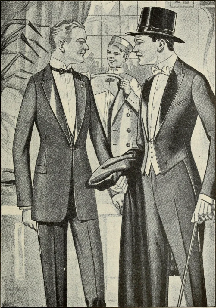An illustration from Men's wear of Canada (January-December 1921), 1921, leaf 696