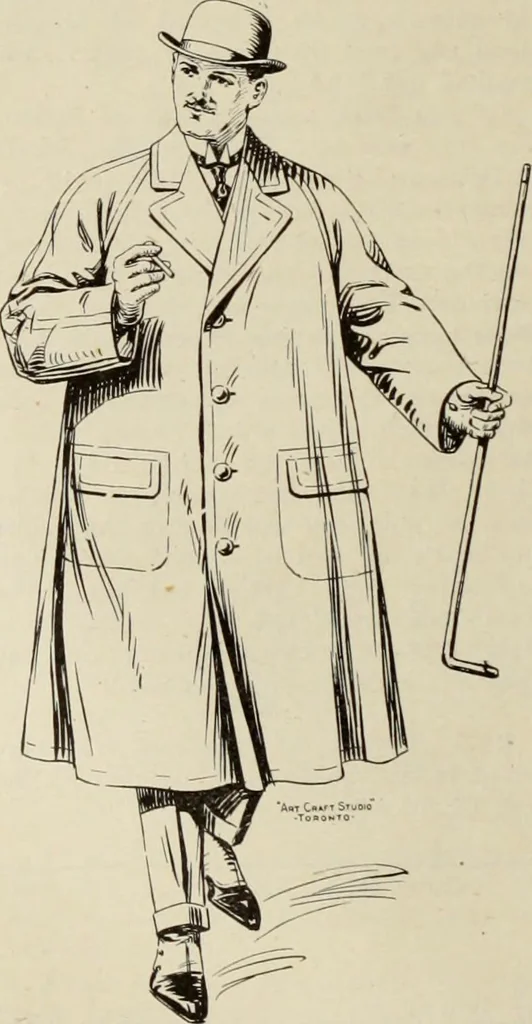 An illustration from Men's wear of Canada (January-December 1921), 1921, leaf 713