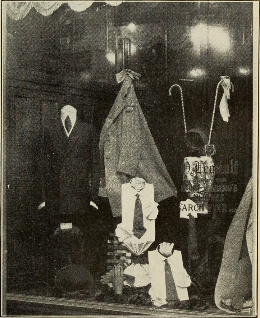 An illustration from Men's wear of Canada (January-December 1921), 1921, leaf 738