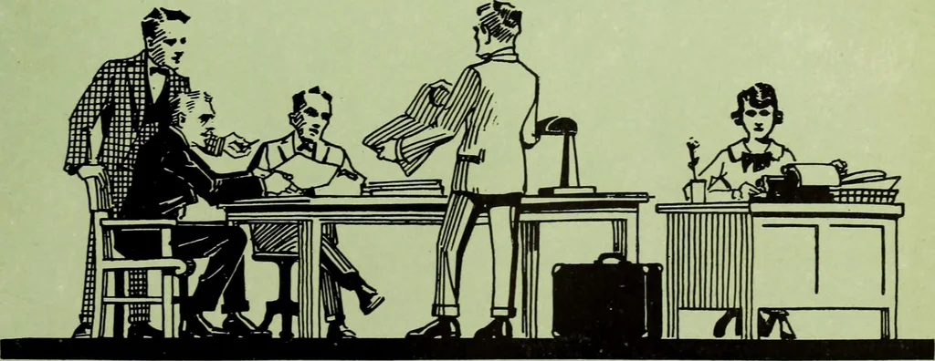 An illustration from Men's wear of Canada (January-December 1921), 1921, leaf 746