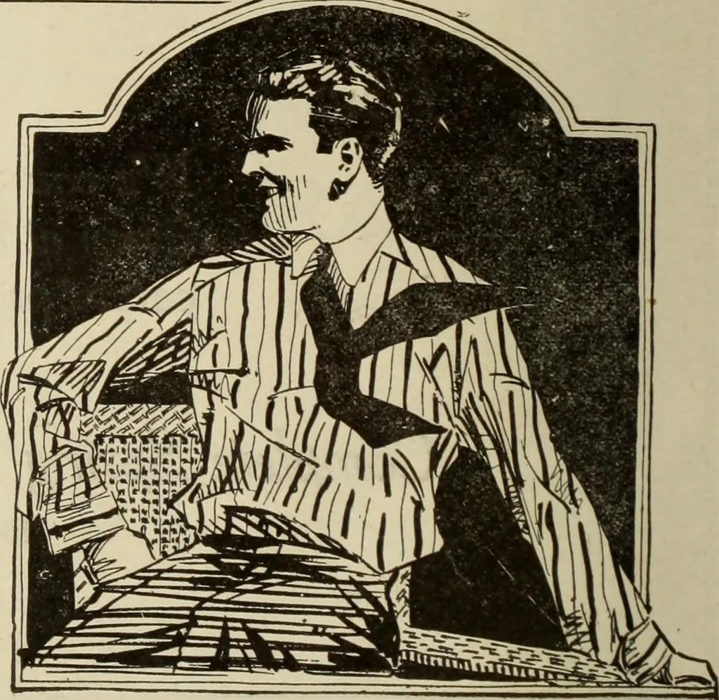 An illustration from Men's wear of Canada (January-December 1921), 1921, leaf 75