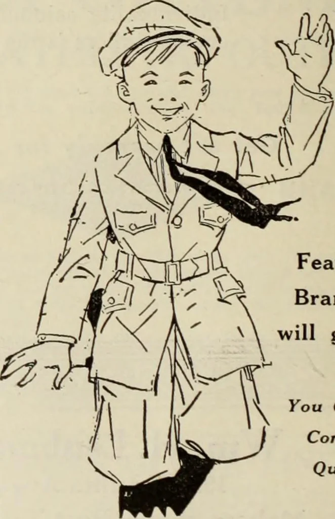 An illustration from Men's wear of Canada (January-December 1921), 1921, leaf 761