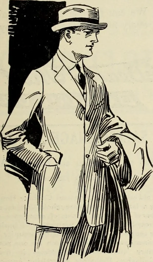 An illustration from Men's wear of Canada (January-December 1921), 1921, leaf 762