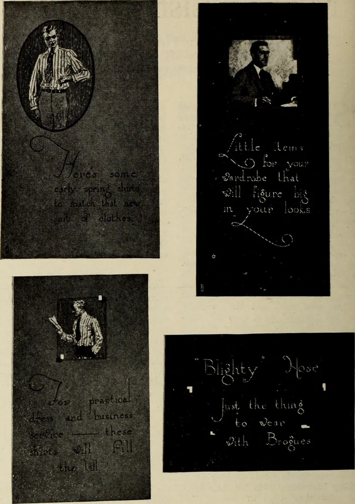 An illustration from Men's wear of Canada (January-December 1921), 1921, leaf 789