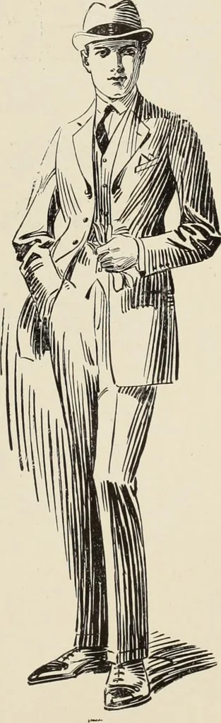 An illustration from Men's wear of Canada (January-December 1921), 1921, leaf 806