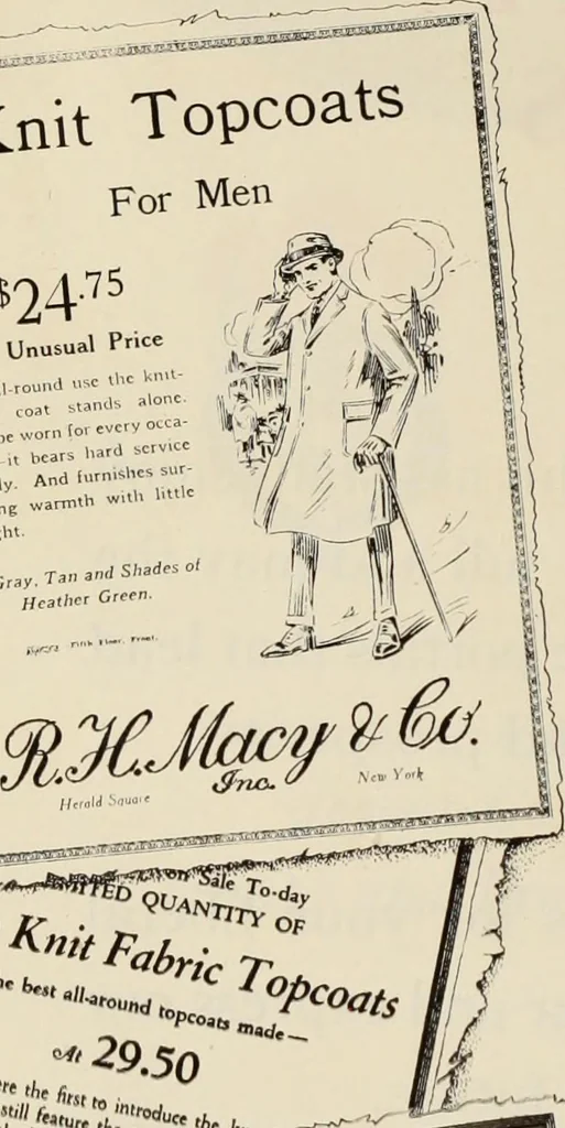 An illustration from Men's wear of Canada (January-December 1921), 1921, leaf 811