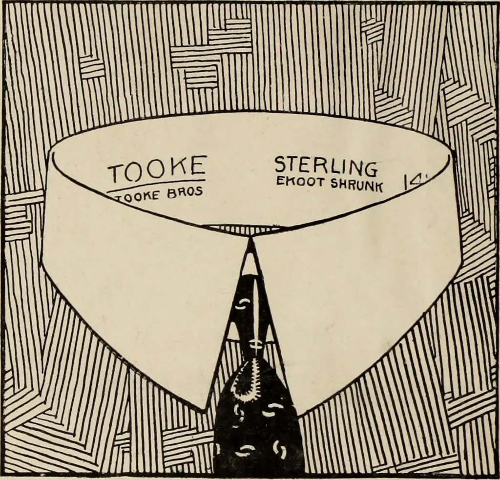 An illustration from Men's wear of Canada (January-December 1921), 1921, leaf 851