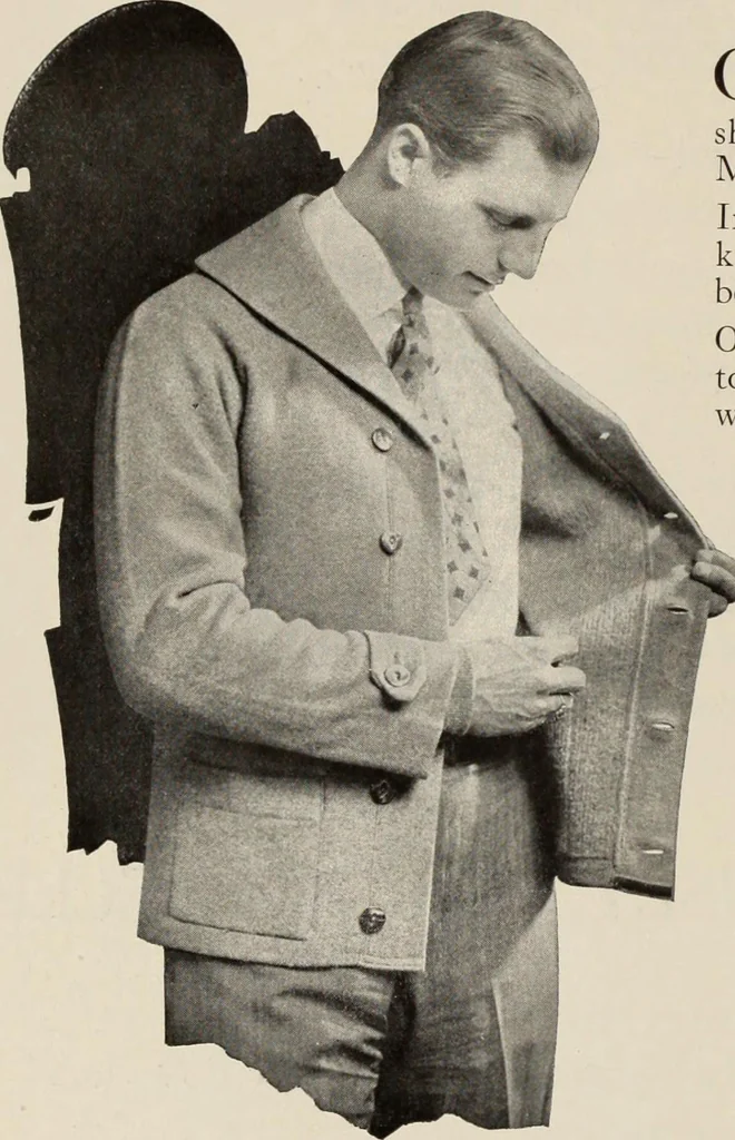 An illustration from Men's wear of Canada (January-December 1921), 1921, leaf 91