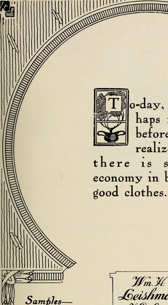 An illustration from Men's wear of Canada (January-December 1921), 1921, leaf 94