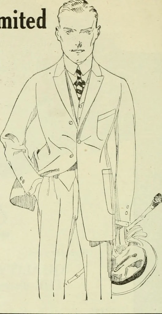 An illustration from Men's wear of Canada (January-December 1922), 1922, leaf 101