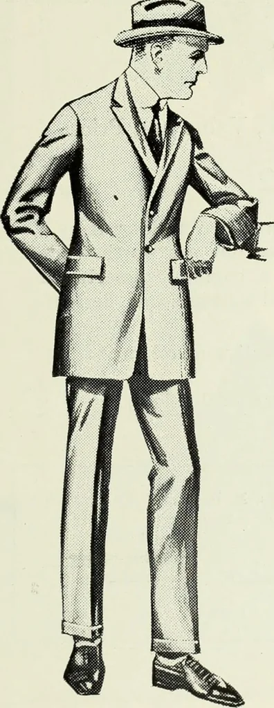 An illustration from Men's wear of Canada (January-December 1922), 1922, leaf 116