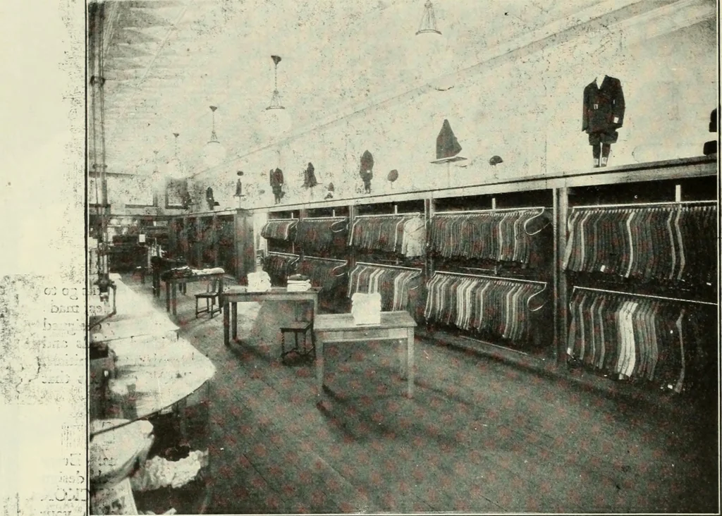 An illustration from Men's wear of Canada (January-December 1922), 1922, leaf 121