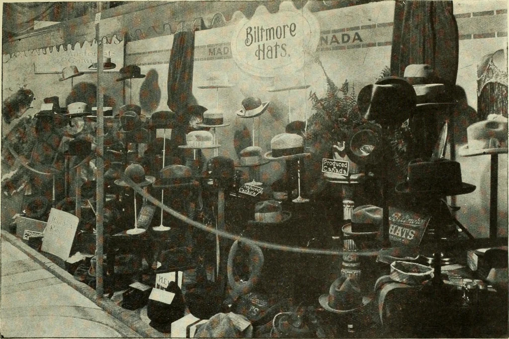 An illustration from Men's wear of Canada (January-December 1922), 1922, leaf 128