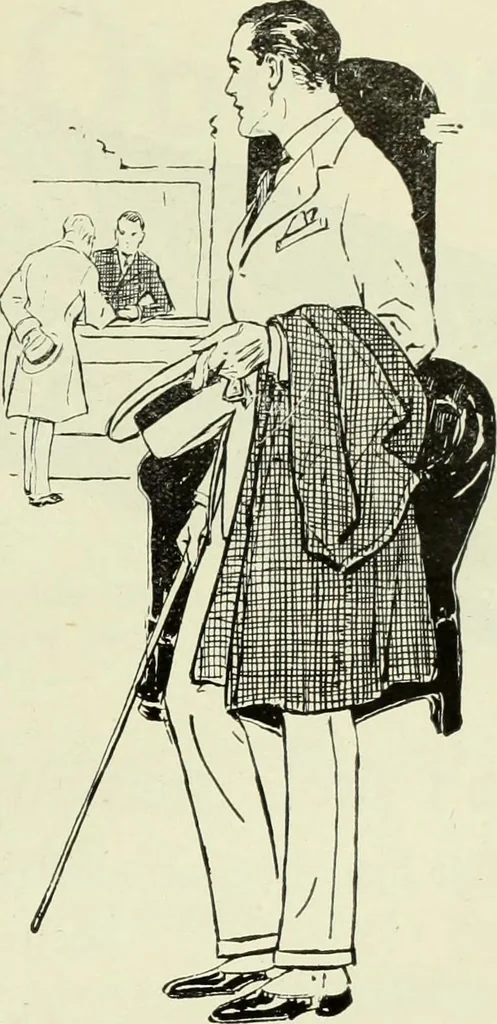 An illustration from Men's wear of Canada (January-December 1922), 1922, leaf 14