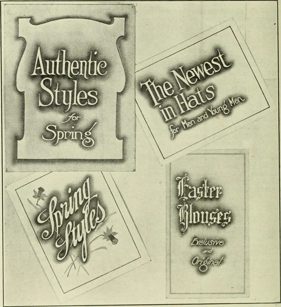 An illustration from Men's wear of Canada (January-December 1922), 1922, leaf 147