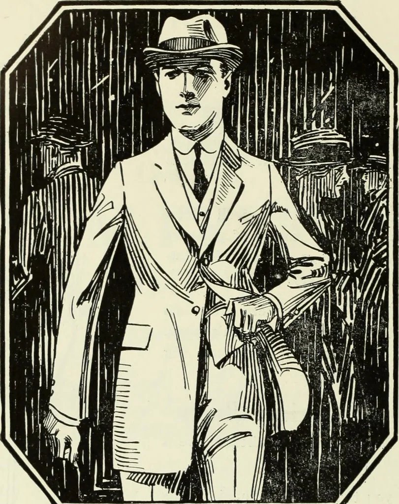 An illustration from Men's wear of Canada (January-December 1922), 1922, leaf 199
