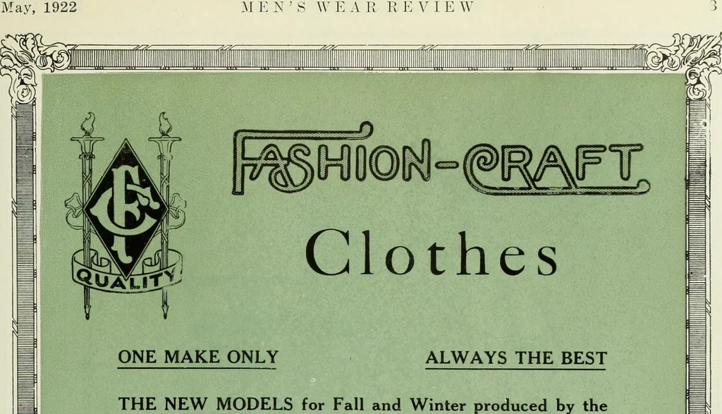 An illustration from Men's wear of Canada (January-December 1922), 1922, leaf 250