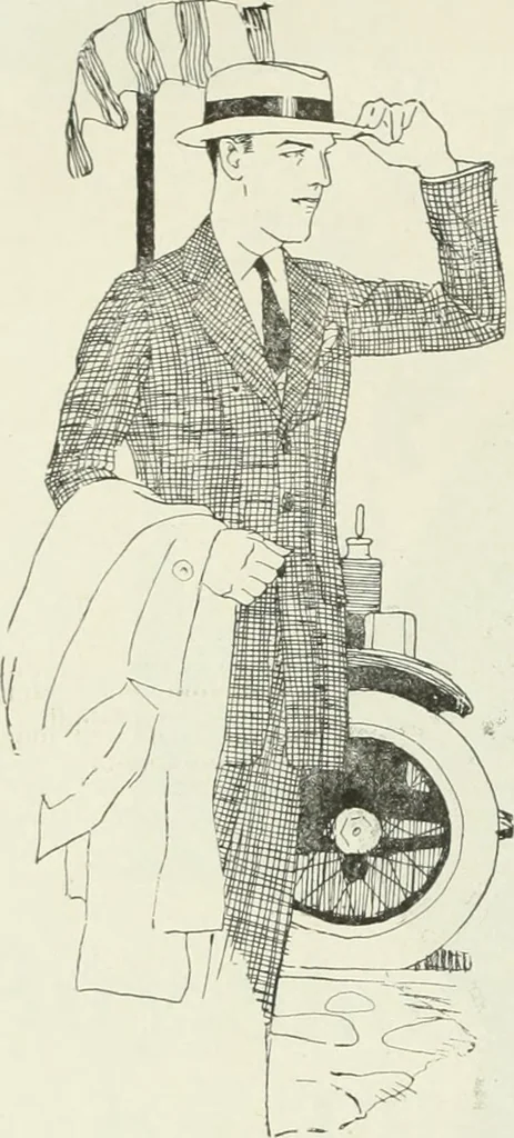 An illustration from Men's wear of Canada (January-December 1922), 1922, leaf 253