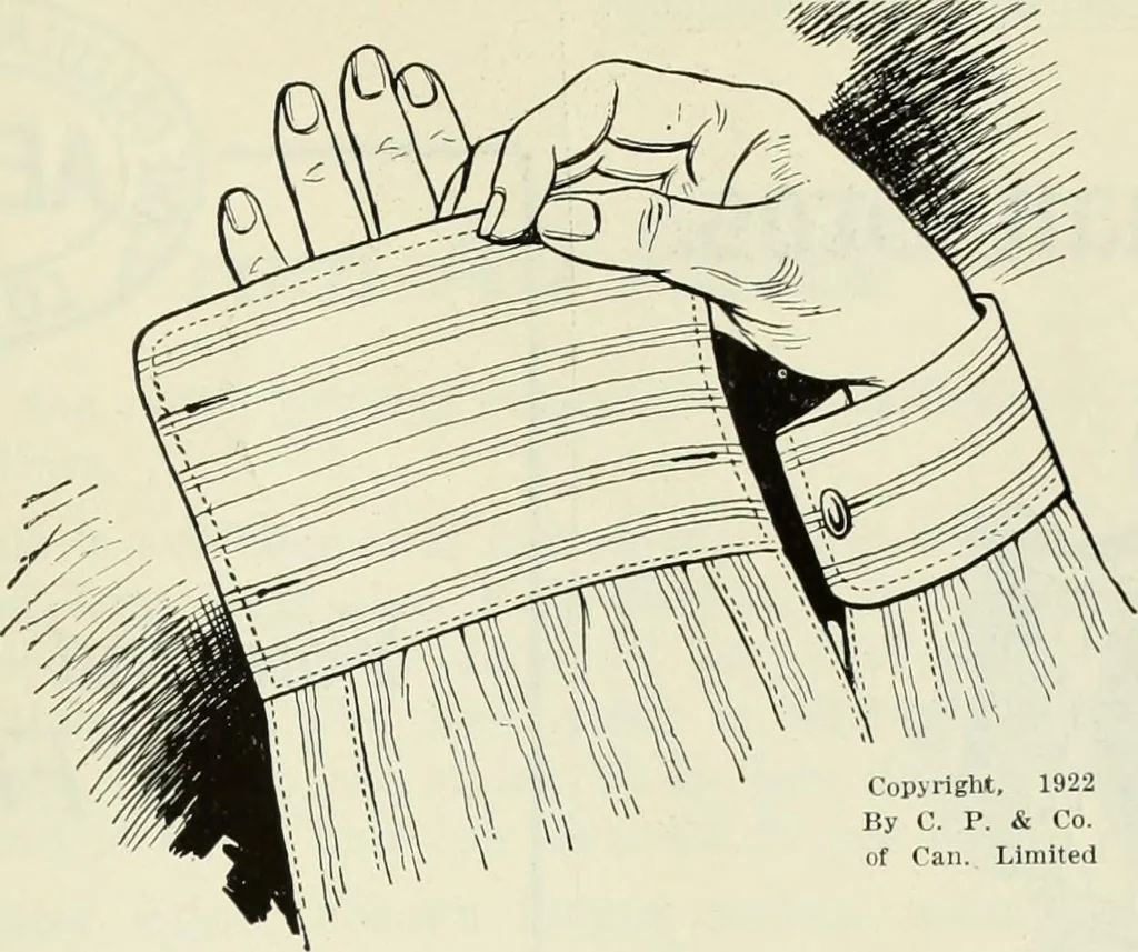 An illustration from Men's wear of Canada (January-December 1922), 1922, leaf 318