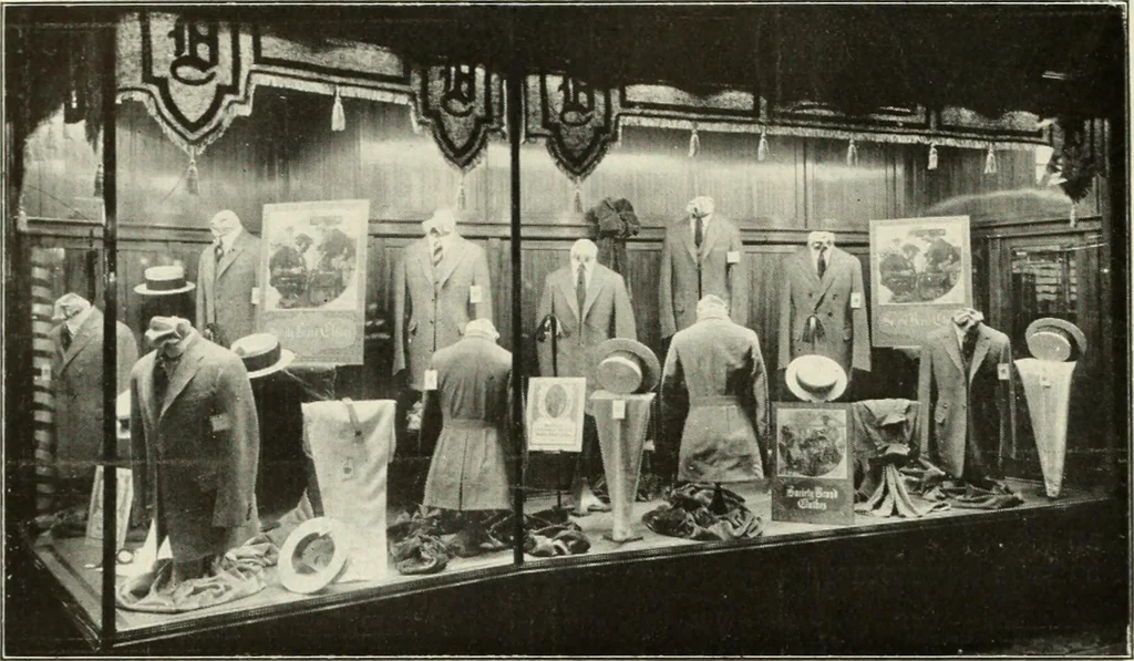 An illustration from Men's wear of Canada (January-December 1922), 1922, leaf 323