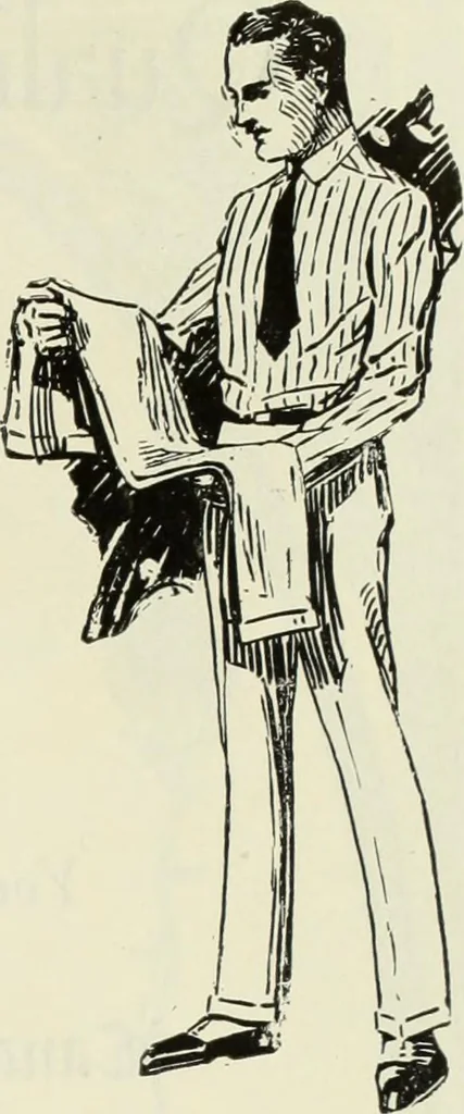 An illustration from Men's wear of Canada (January-December 1922), 1922, leaf 342