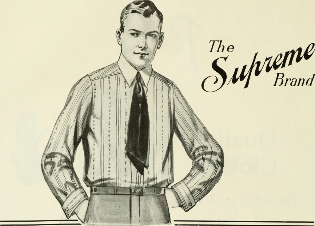 An illustration from Men's wear of Canada (January-December 1922), 1922, leaf 429