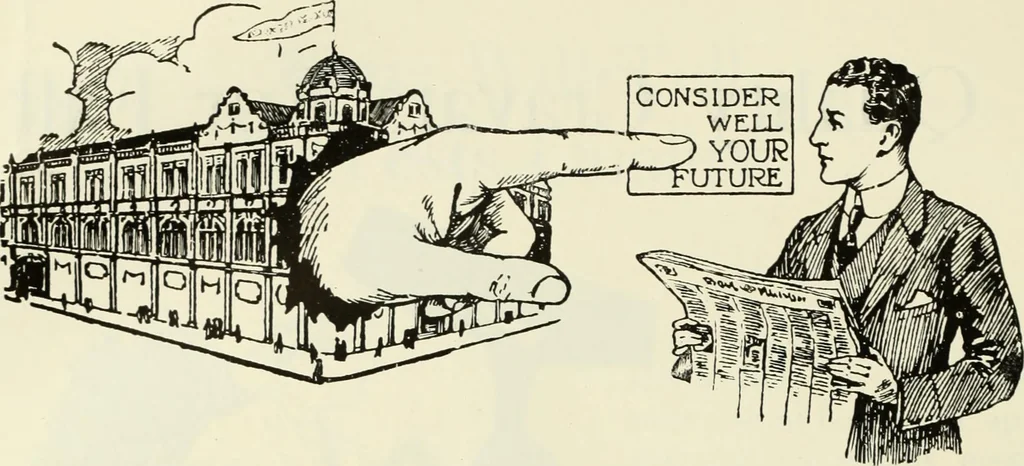 An illustration from Men's wear of Canada (January-December 1922), 1922, leaf 437
