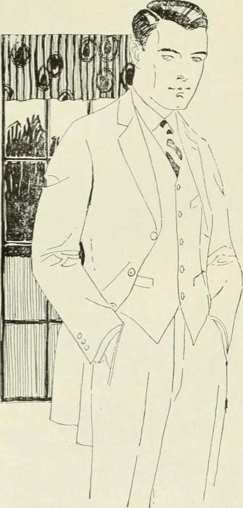 An illustration from Men's wear of Canada (January-December 1922), 1922, leaf 443