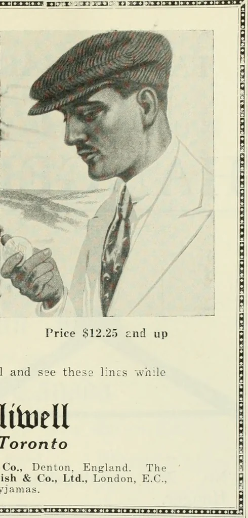 An illustration from Men's wear of Canada (January-December 1922), 1922, leaf 444