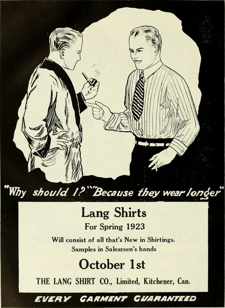 An illustration from Men's wear of Canada (January-December 1922), 1922, leaf 513