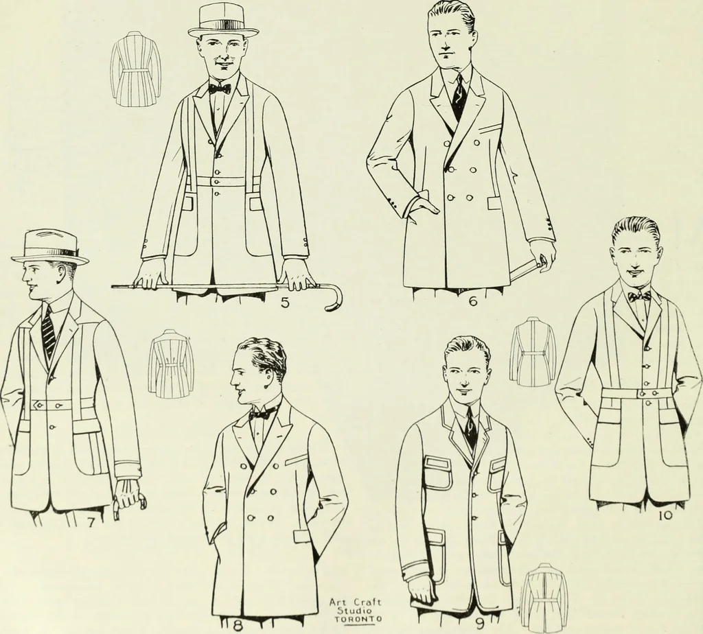 An illustration from Men's wear of Canada (January-December 1922), 1922, leaf 523