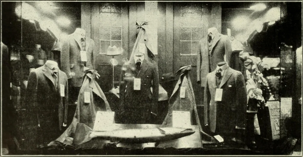 An illustration from Men's wear of Canada (January-December 1922), 1922, leaf 553