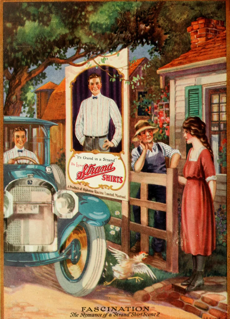 An illustration from Men's wear of Canada (January-December 1922), 1922, leaf 585