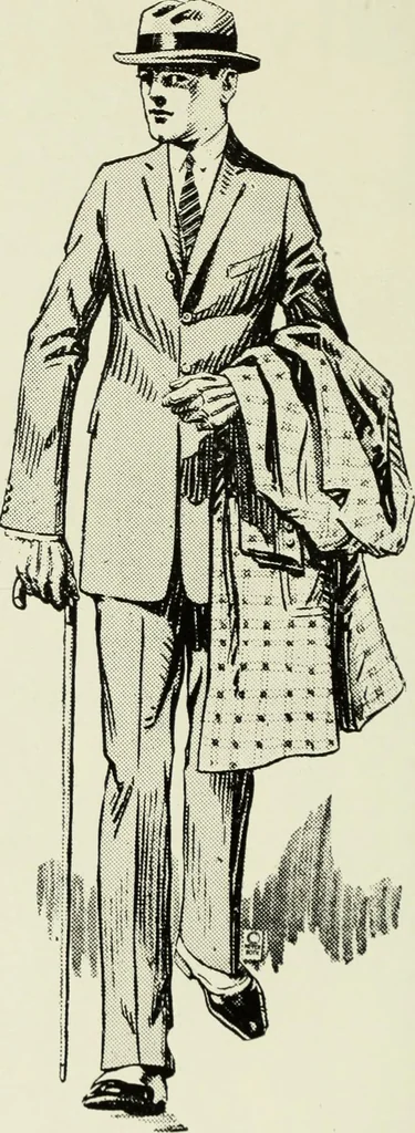An illustration from Men's wear of Canada (January-December 1922), 1922, leaf 587