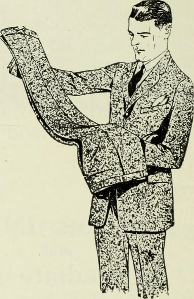 An illustration from Men's wear of Canada (January-December 1922), 1922, leaf 595