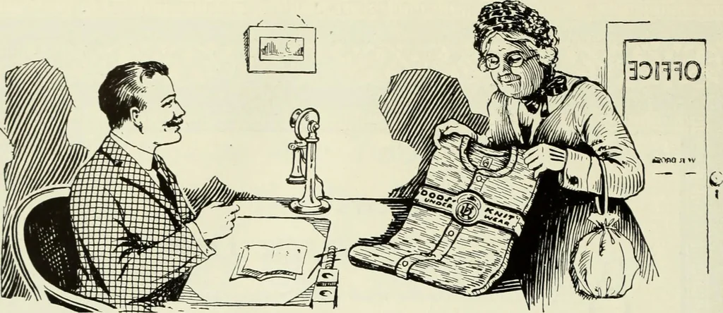An illustration from Men's wear of Canada (January-December 1922), 1922, leaf 597