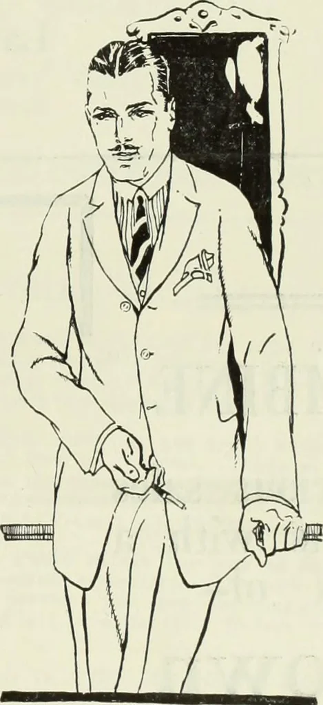 An illustration from Men's wear of Canada (January-December 1922), 1922, leaf 60