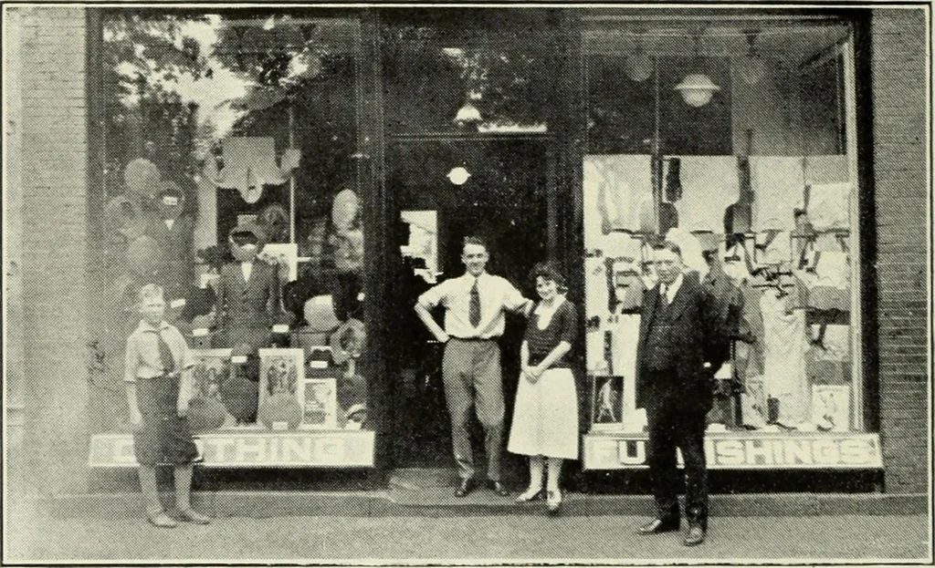 An illustration from Men's wear of Canada (January-December 1922), 1922, leaf 635