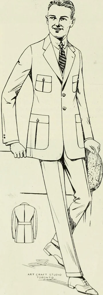 An illustration from Men's wear of Canada (January-December 1922), 1922, leaf 637