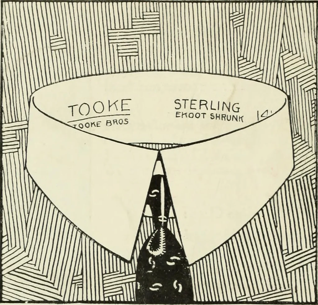 An illustration from Men's wear of Canada (January-December 1922), 1922, leaf 65