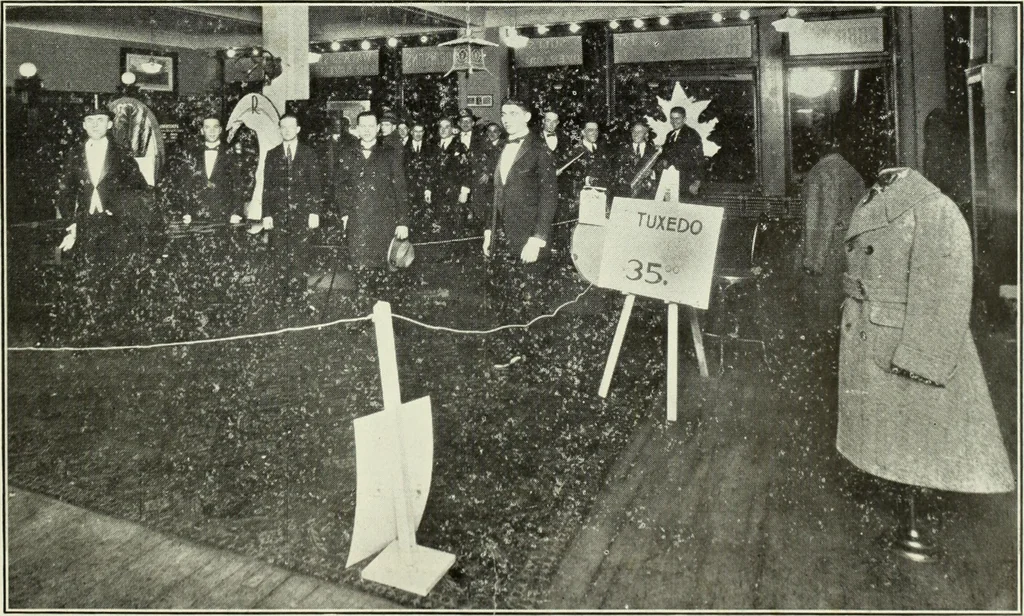An illustration from Men's wear of Canada (January-December 1922), 1922, leaf 674