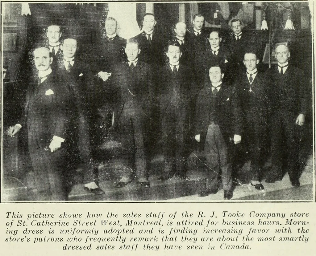 An illustration from Men's wear of Canada (January-December 1922), 1922, leaf 710