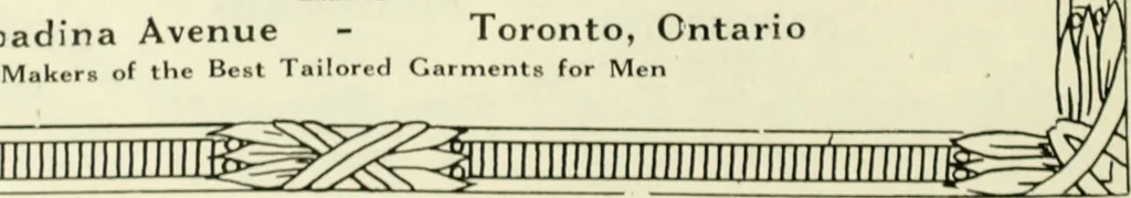 An illustration from Men's wear of Canada (January-December 1922), 1922, leaf 75