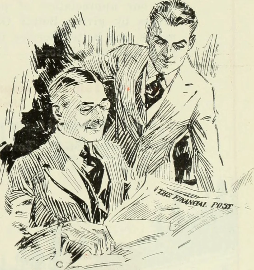 An illustration from Men's wear of Canada (January-December 1922), 1922, leaf 756