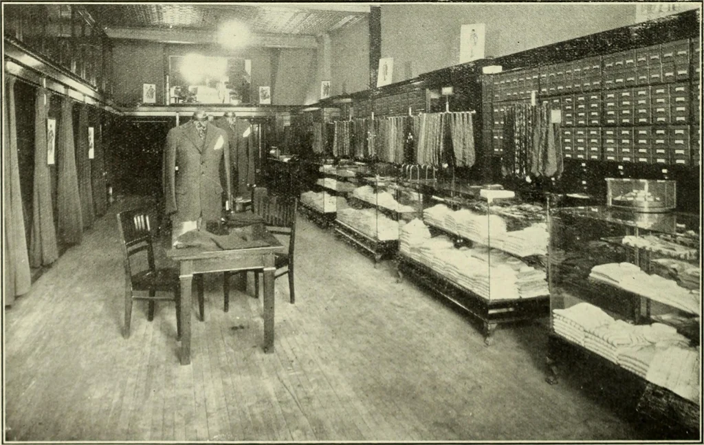 An illustration from Men's wear of Canada (January-December 1922), 1922, leaf 85