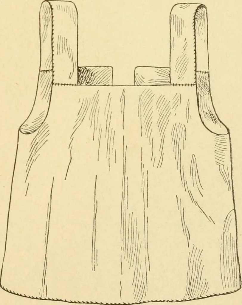 An illustration from Mental development and manual training combined, taking up the one stitch dropped in sewing by drills to sound-singing, 1899, leaf 40