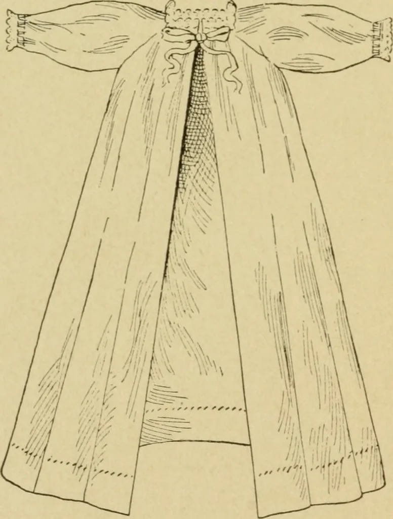 An illustration from Mental development and manual training combined, taking up the one stitch dropped in sewing by drills to sound-singing, 1899, leaf 55